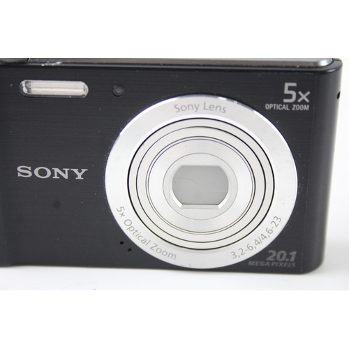 404 - Sony Cybershot DSC-W800 Digital Compact Camera Working w/ Sony 5x Zoom Lens