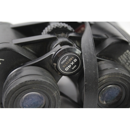 408 - Vintage Minolta Standard 8x40 Rubber-Coated Binoculars Working