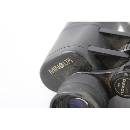 421 - Minolta Standard MK 10x50 Extra Wide Angle 7.8° Multi-Coated Binoculars Working