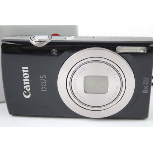 425 - Canon IXUS 185 Digital Compact Camera Working w/ Canon 8x Zoom