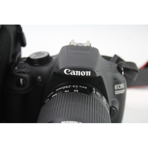 431 - Canon EOS 1200D DSLR Digital Camera w/ Canon EF 55-250mm F/4-5.6 IS STM