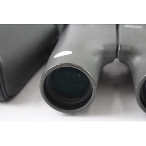 433 - Vintage Nikon 8x32 Rubber-Coated Waterproof Binoculars Working w/ Original Case