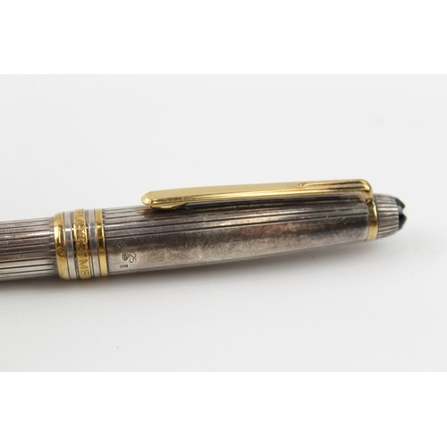 459 - Montblanc Meisterstuck .925 Sterling Silver Ballpoint Pen / Biro WRITING (32g)