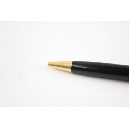 464 - Montblanc Meisterstuck Black Gold Plate Ballpoint Pen / Biro WRITING - PX1207114