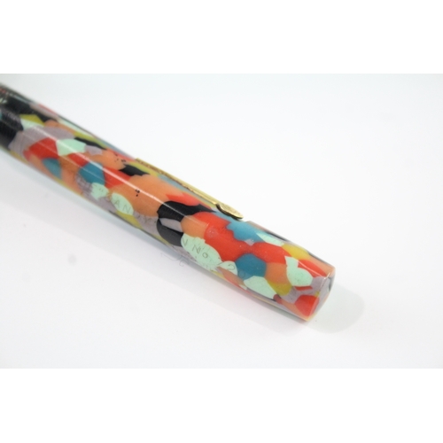 465 - Vintage Conway Stewart 'The Dandy Pen 720' Multicolour Fountain Pen w/ 14ct Nib