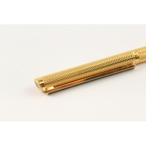 470 - Vintage DUNHILL Gold Plated Ballpoint / Biro Pen WRITING