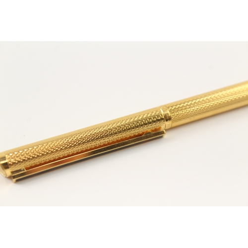 470 - Vintage DUNHILL Gold Plated Ballpoint / Biro Pen WRITING