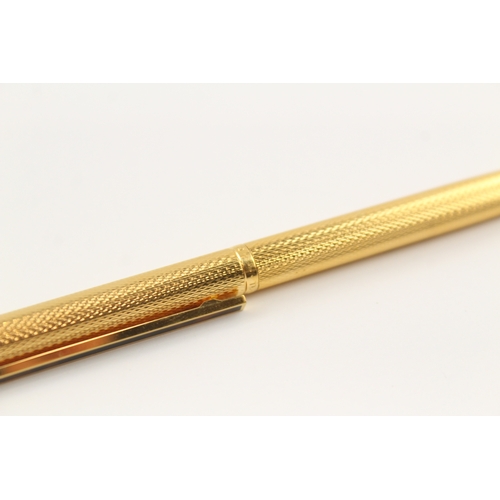 470 - Vintage DUNHILL Gold Plated Ballpoint / Biro Pen WRITING