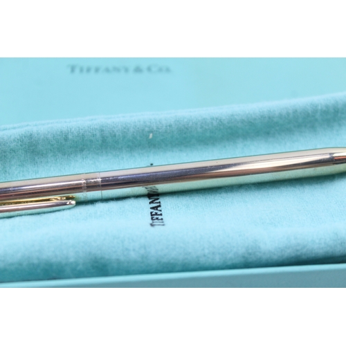 500 - TIFFANY & CO. .925 Sterling Silver Golf Themed Ballpoint Pen / Biro WRITING 23g