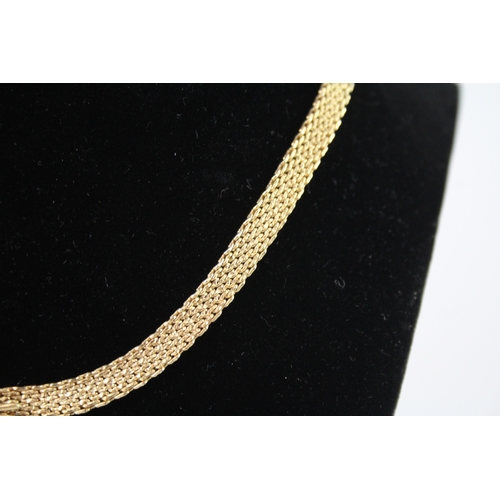 204 - Collection of Grosse Gold Tone 1980s Collar Necklaces x 2 66g