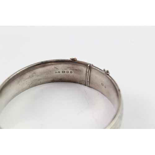 275 - Georg Jensen Sterling Silver Mid Century Bangle 38g