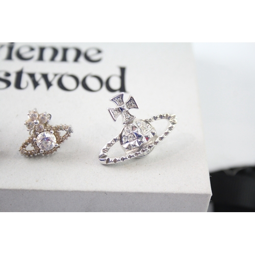 290 - Collection of Vivienne Westwood Silver Tone Jewellery inc. Earrings x 3 19g