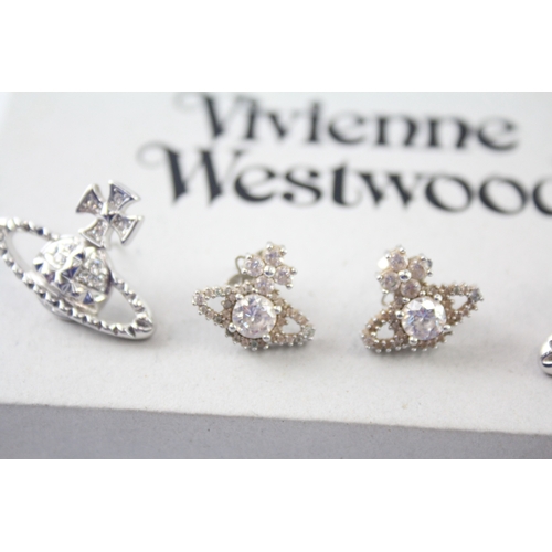 290 - Collection of Vivienne Westwood Silver Tone Jewellery inc. Earrings x 3 19g