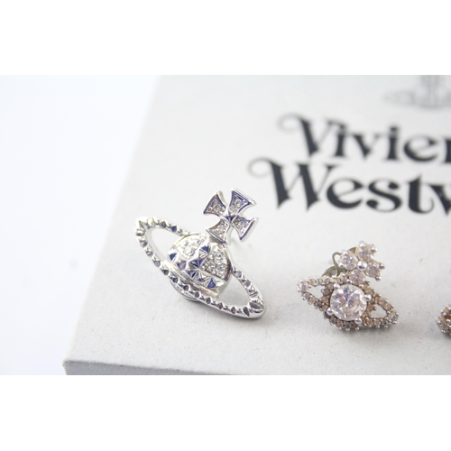 290 - Collection of Vivienne Westwood Silver Tone Jewellery inc. Earrings x 3 19g