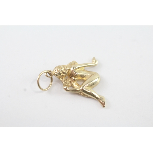 146 - 9ct gold mermaid charm (2.2g)