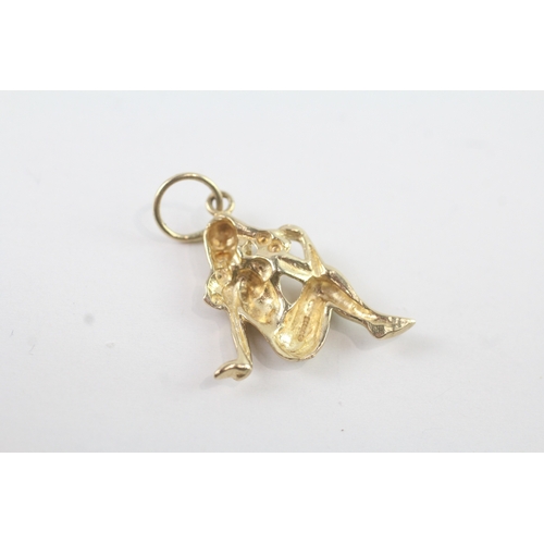 146 - 9ct gold mermaid charm (2.2g)