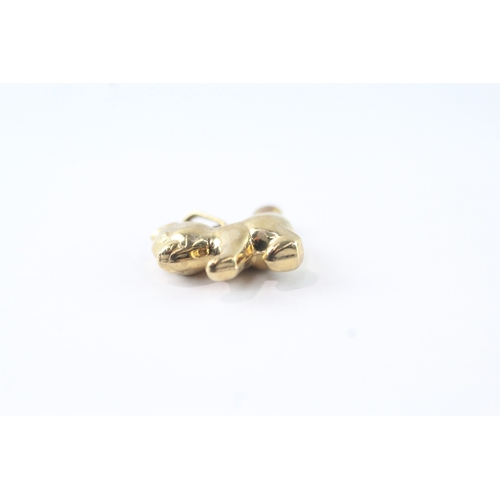 171 - 9ct gold cat charm (0.6g)