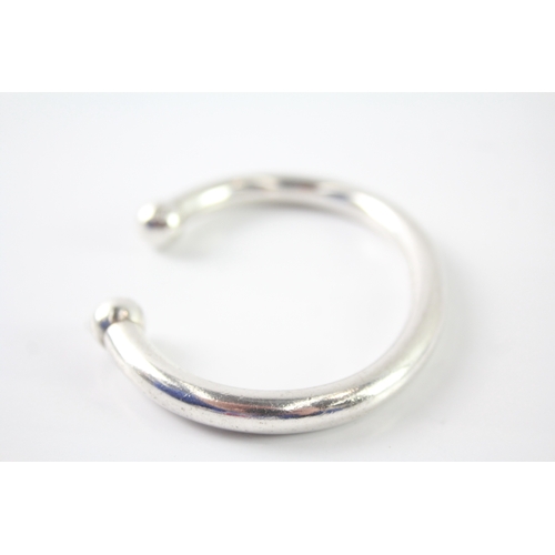 214 - Georg Jensen Sterling Silver Mid Century Torque Bangle No 213 74g