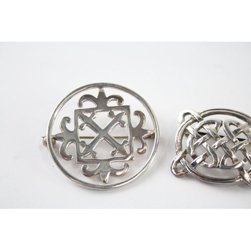 218 - Collection of Sterling Silver Celtic Jewellery inc. Malcolm Gray x 6 35g