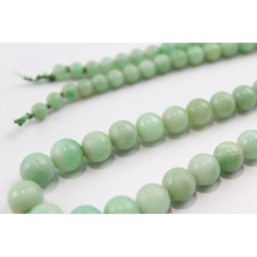 226 - Graduated Jade Necklace for Restringing 36g