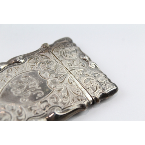 324 - Antique 1922 Birmingham Sterling Silver Slim Calling Card Case (44g)