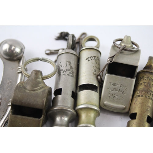 343 - Whistles Inc Military Bosun, ARP, Railway, Etc x 7