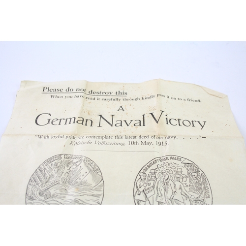 350 - Boxed WW1 RMS Lusitania Medal & Info Sheet