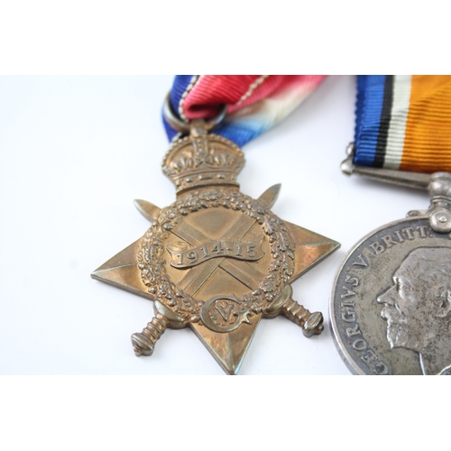 358 - WW1 1914-15 Star Medal Trio CH12198 Pte JH Carpenter RMLI