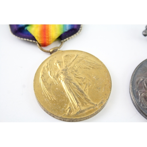 359 - WW1 Medal Pair 2664 A.Sgt A Harding Hamps R