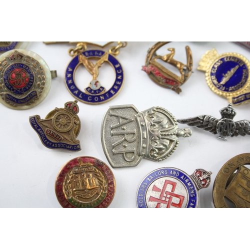 364 - Military/Home Front Lapel Sweetheart Badges Inc ARP, Women's, RAF, Etc