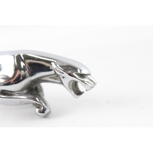 380 - Jaguar Car Mascot Vintage Chrome Plated W/ Mount Screws