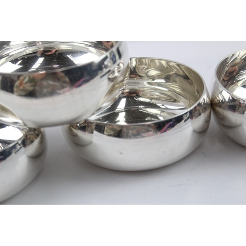 381 - 4 x CHRISTOFLE Silver Plated Minimalist Bowls / Dishes (879g)