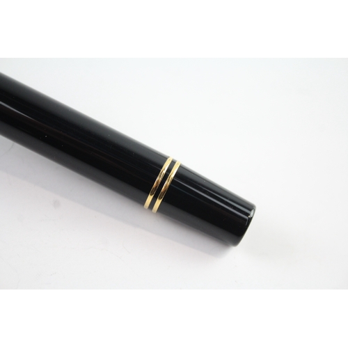 418 - Parker Duofold Black Lacquer Cased Fountain Pen w/ 18ct Gold Nib WRITING