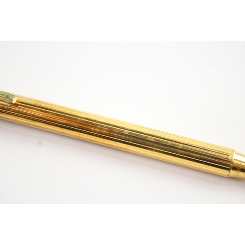 421 - Vintage Must De Cartier Gold Plated Ballpoint Pen / Biro - C81831