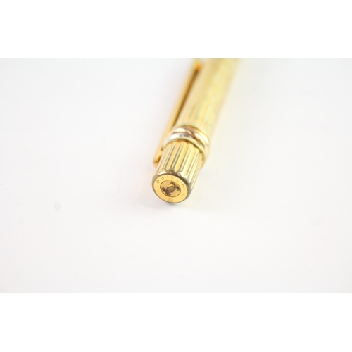 421 - Vintage Must De Cartier Gold Plated Ballpoint Pen / Biro - C81831