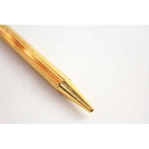 421 - Vintage Must De Cartier Gold Plated Ballpoint Pen / Biro - C81831