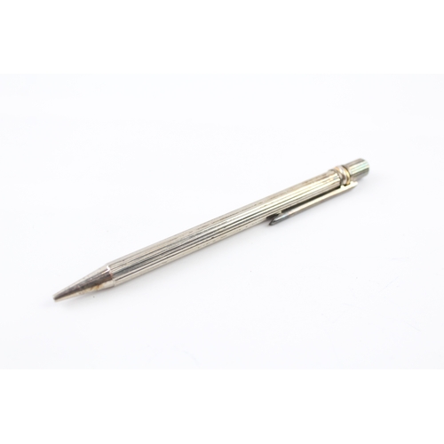 448 - Vintage Must De Cartier Silver Plated Ballpoint Pen / Biro WRITING - C57191