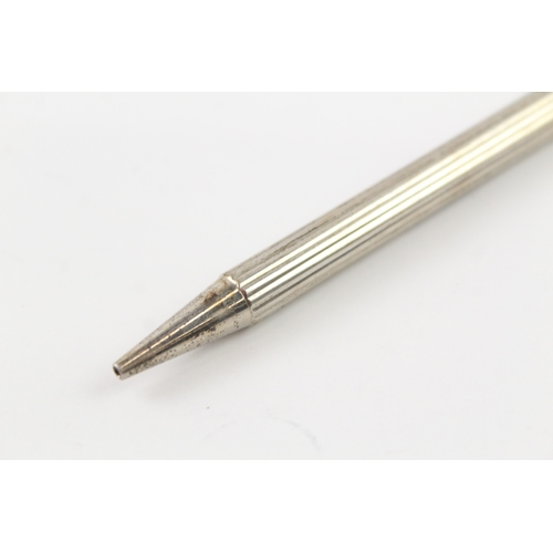 448 - Vintage Must De Cartier Silver Plated Ballpoint Pen / Biro WRITING - C57191