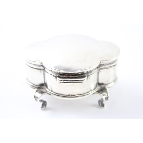 392 - Antique Edwardian 1905 London Sterling Silver Jewellery / Trinket Box (94g)