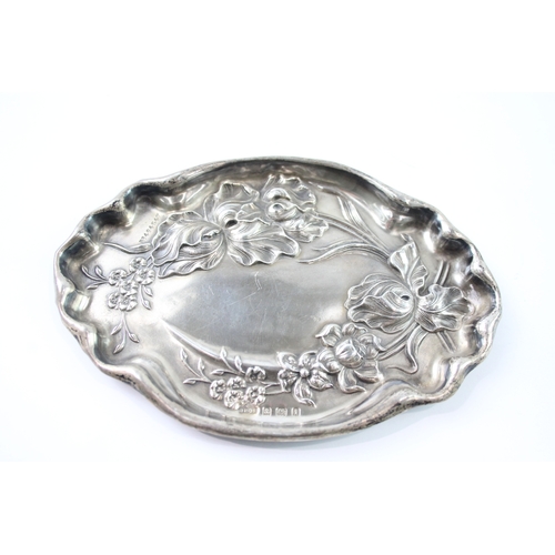 421 - Antique Edwardian 1908 Birmingham Sterling Silver Pin / Trinket Dish (40g)