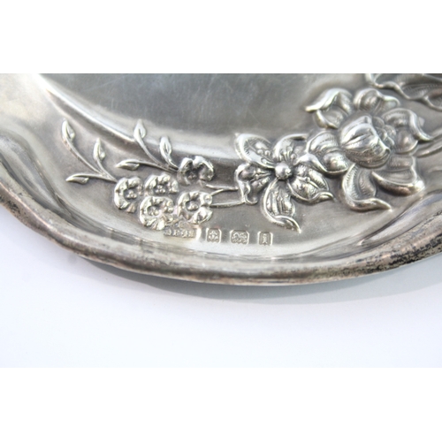 421 - Antique Edwardian 1908 Birmingham Sterling Silver Pin / Trinket Dish (40g)