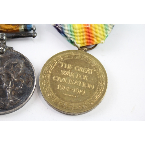 438 - WW1 Medal Pair 40361 Pte F Breen Northumb Fus