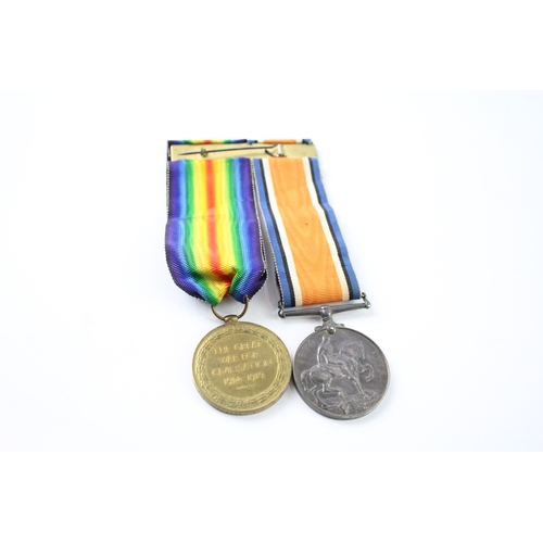 440 - Mounted WW1 Medal Pair 98483 3.A.M J.A Crawford RAF