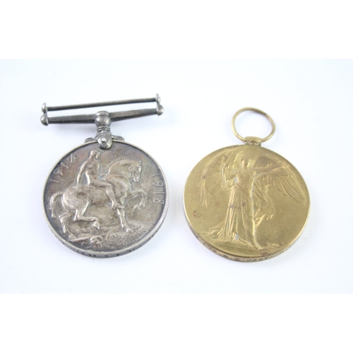 445 - WW1 Medal Pair 31332 Pte WG West R Fus