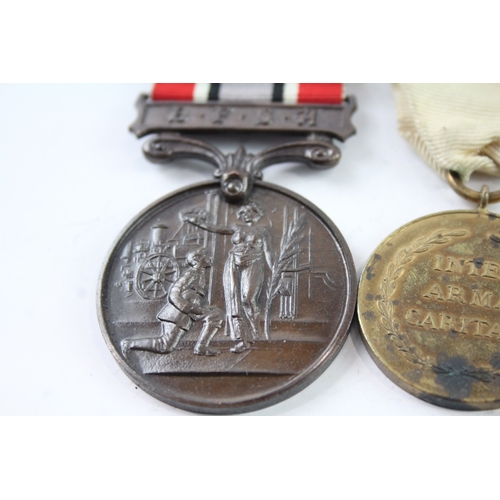 450 - Medals Inc GV Imperial Service, S Constabulary, Fire Brigade & WW1 Red Cross x 4