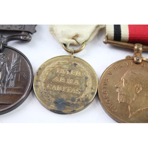 450 - Medals Inc GV Imperial Service, S Constabulary, Fire Brigade & WW1 Red Cross x 4