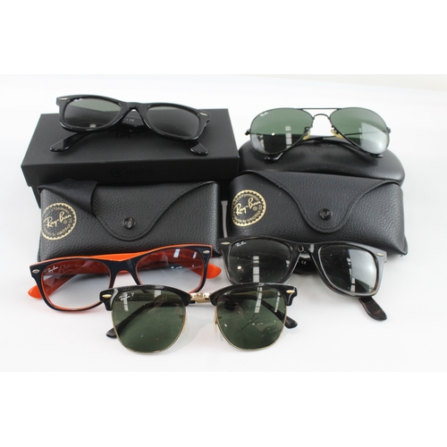 473 - Collection of Designer Rayban Sunglasses Inc Cases  x 5