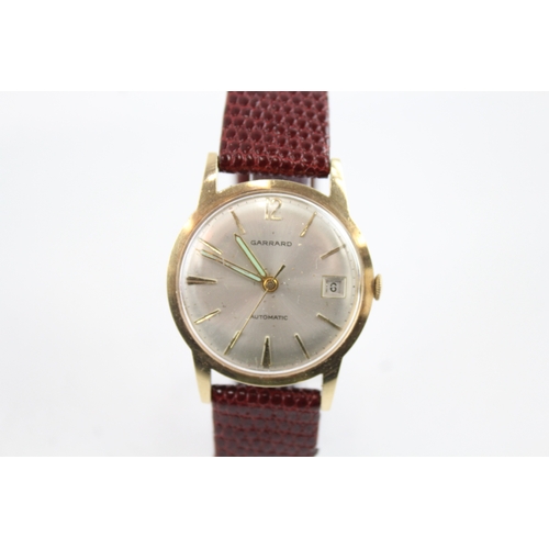 524 - Garrard 9K Gold Watch Automatic  WATCH RUNS