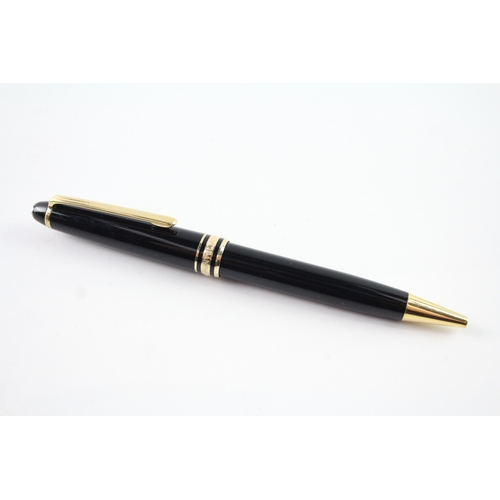 549 - Montblanc Meisterstuck Black Cased Ballpoint Pen / Biro WRITING -PD1739738