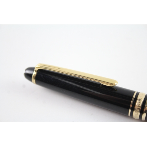 549 - Montblanc Meisterstuck Black Cased Ballpoint Pen / Biro WRITING -PD1739738